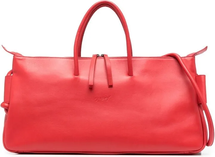 Rectangle Leather Tote