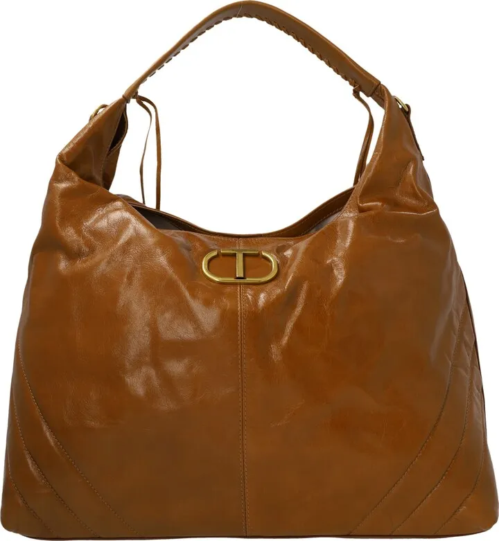 Oval T Logo Shoulder Bag