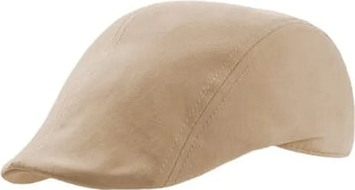 Atlantis Atlantis Swing Brushed Cotton Flat Cap (Khaki) - Brown