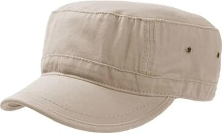 Atlantis Chino Cotton Urban Military Cap - Khaki