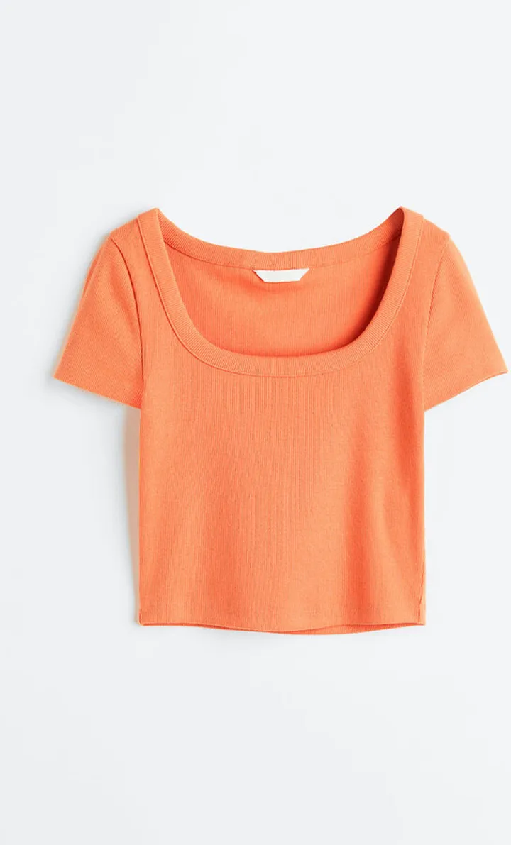 Ribbed Cotton Top