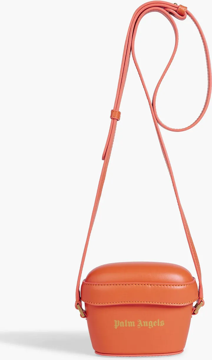 Mini Padlock printed leather shoulder bag