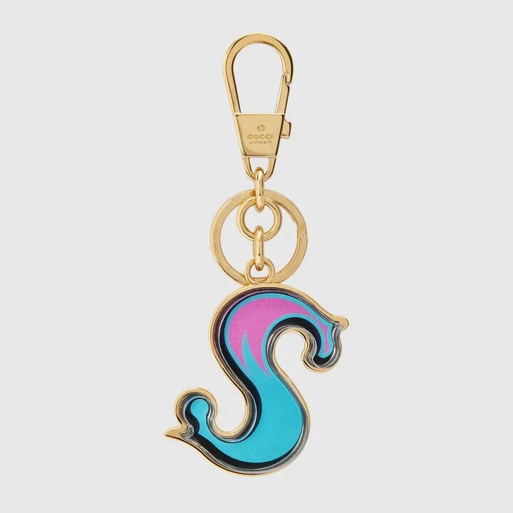 Letter S Plexiglas keychain