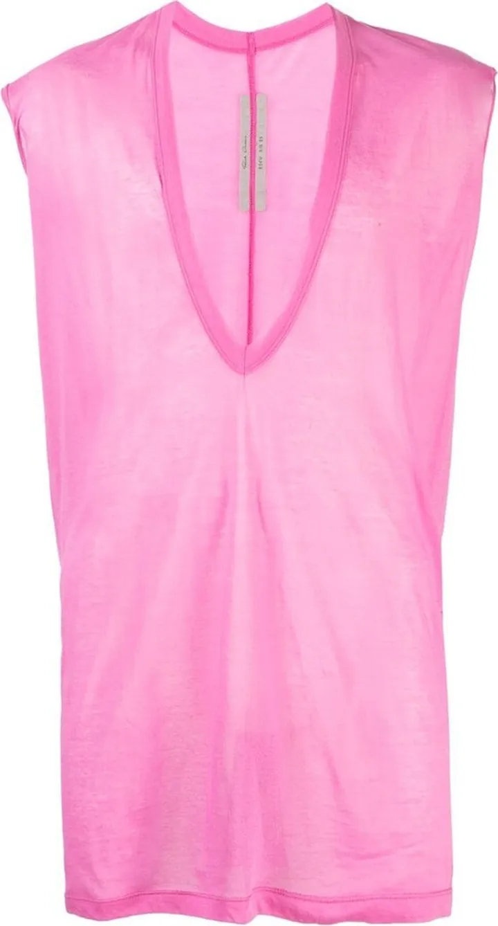 Dylan V-neck longline T-shirt