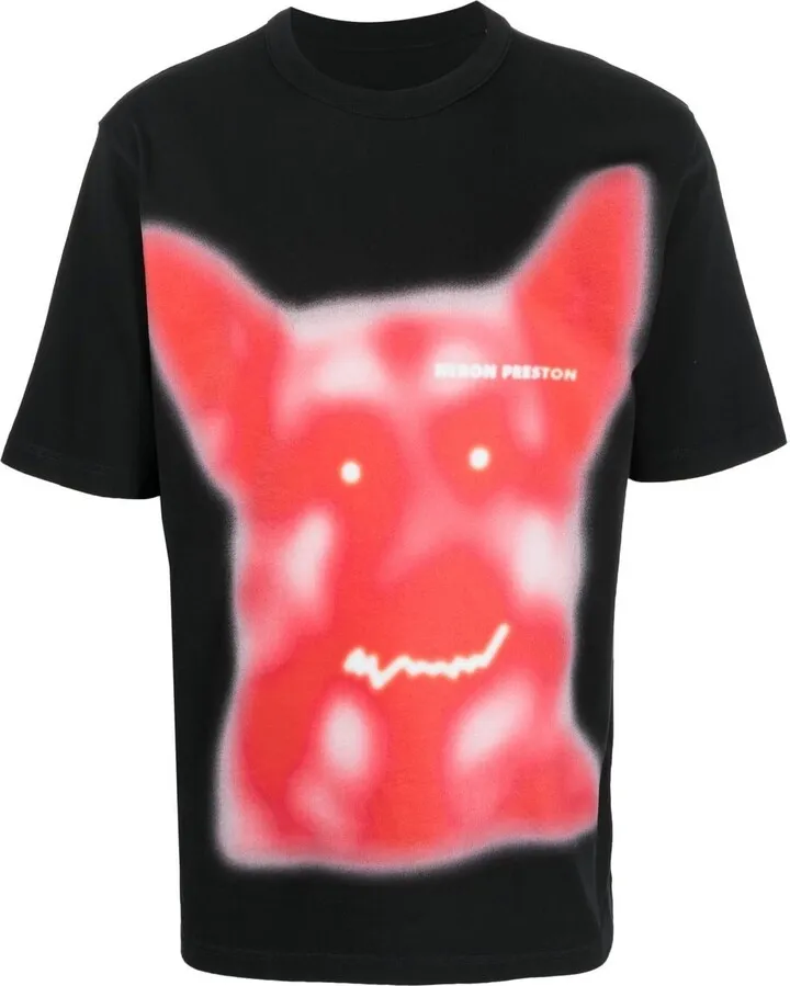 Beware of Dog-print T-shirt