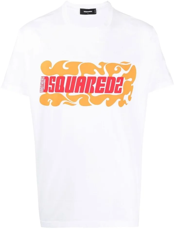 Wave logo-print T-shirt
