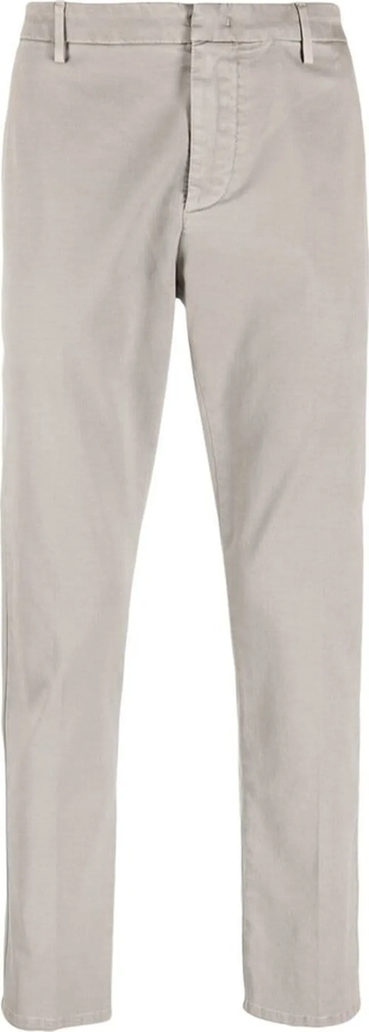 Mid-Rise Straight-Leg Trousers