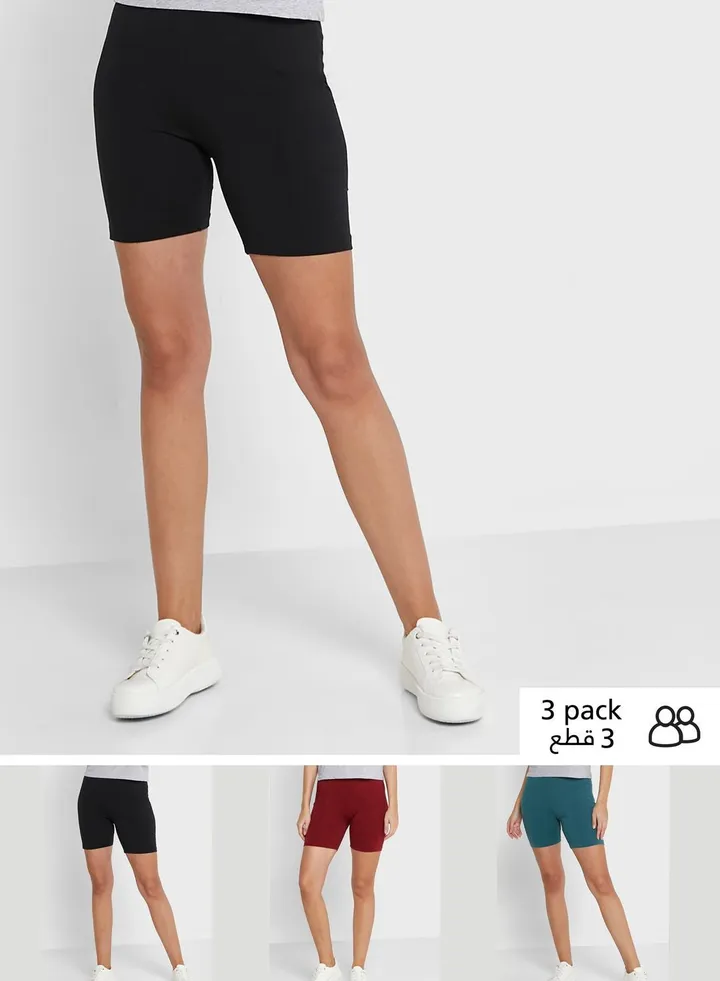 3 Pack Cycling Shorts