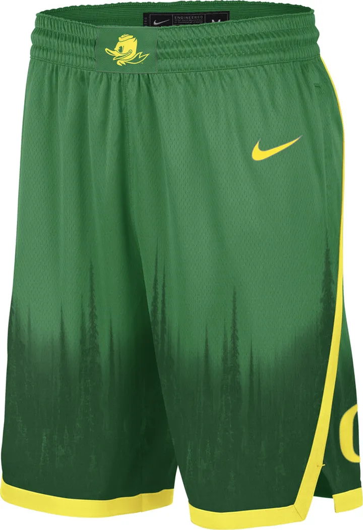 Nike Men's College (Oregon) Limited Basketball Shorts in Green