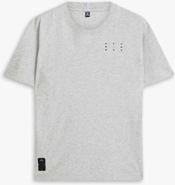 Appliquéd cotton-jersey T-shirt