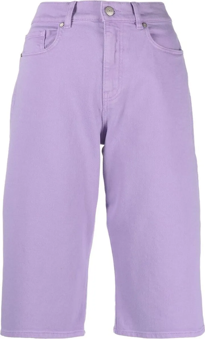 Long-Length Denim Shorts