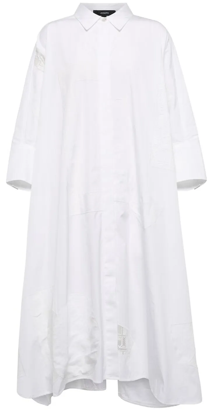 Dania patchwork cotton shirt dress