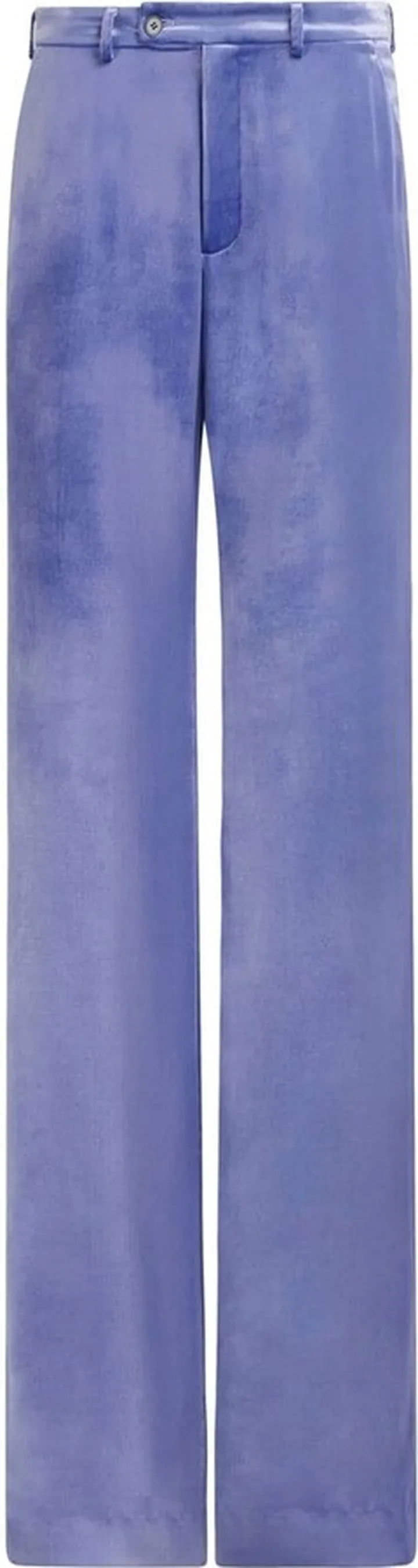 Satin-Finish Straight-Leg Trousers