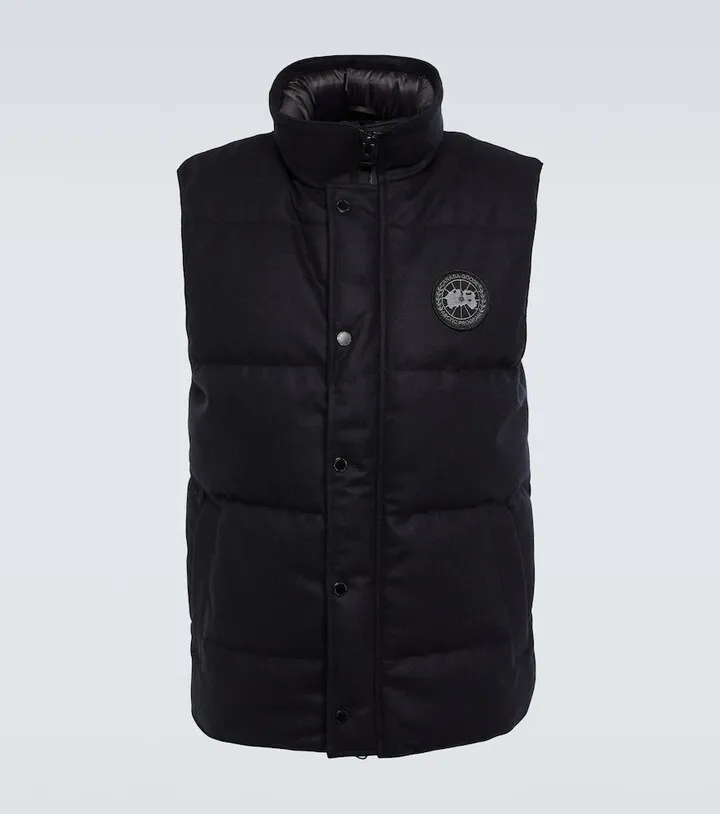 Garson wool-blend down vest