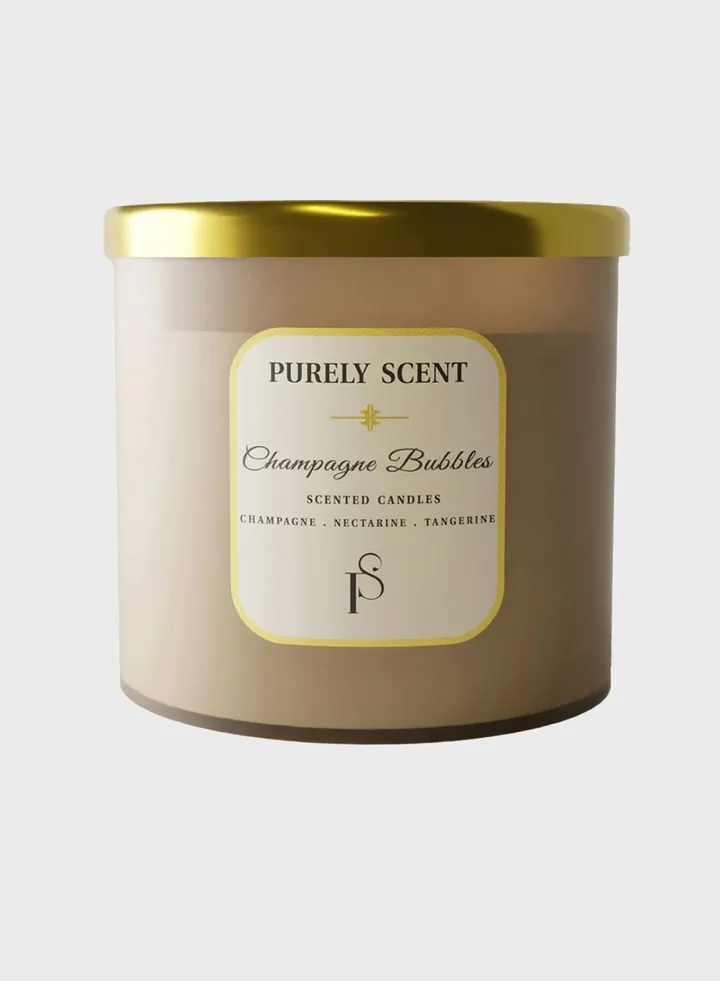 hampagne Bubbles 100% Soy Wax Candle