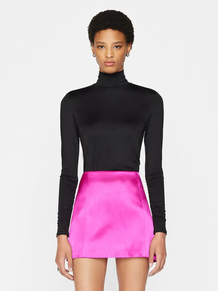 Subtle Shine Turtleneck Noir