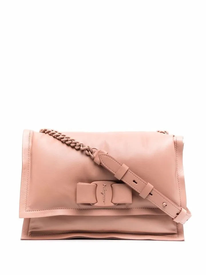 Bow-Detail Shoulder Bag