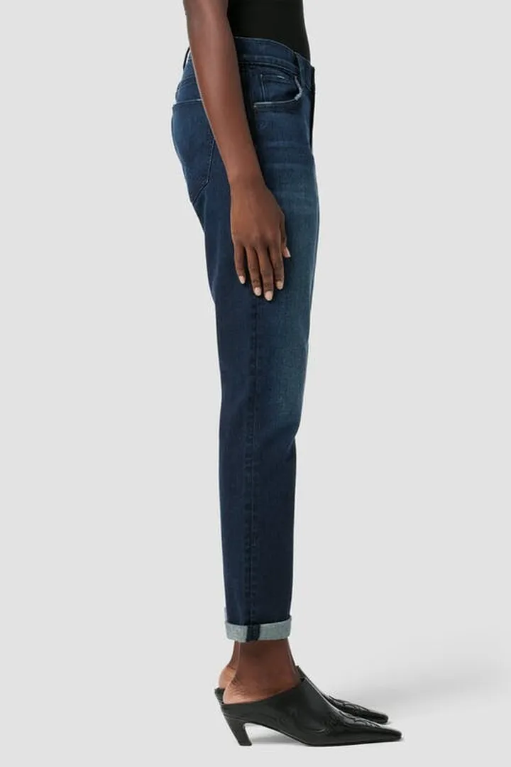 Hudson Jeans Lana Mid-Rise Boyfriend Jean - Firelight