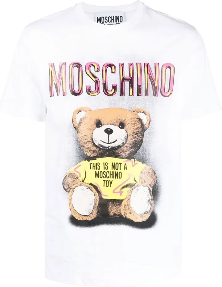 MOSCHINO- Cotton T-shirt With Logo