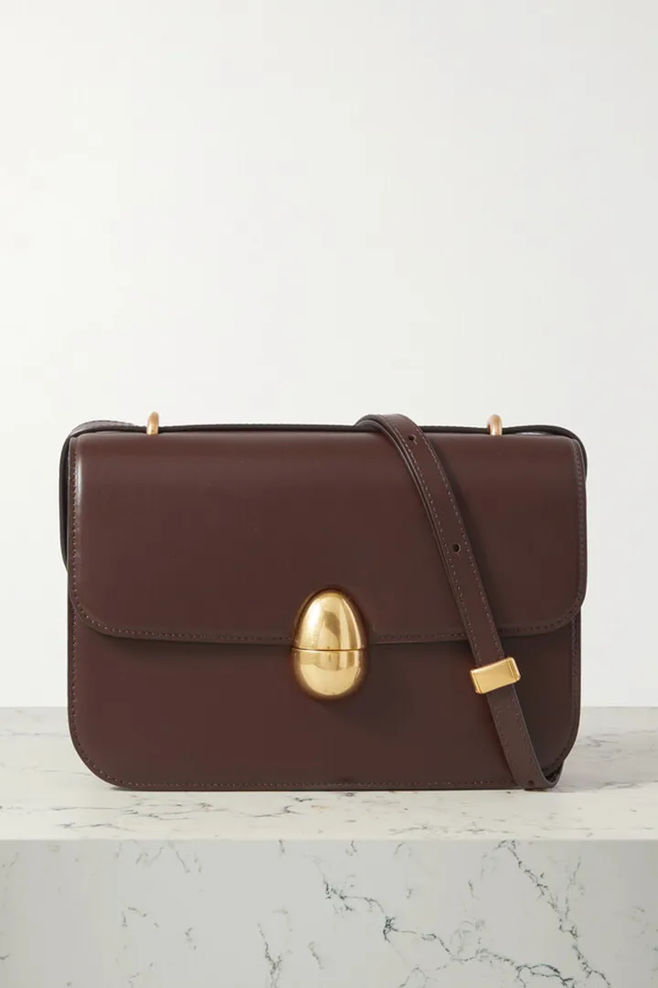 NEOUS - Phoenix Leather Shoulder Bag - Brown
