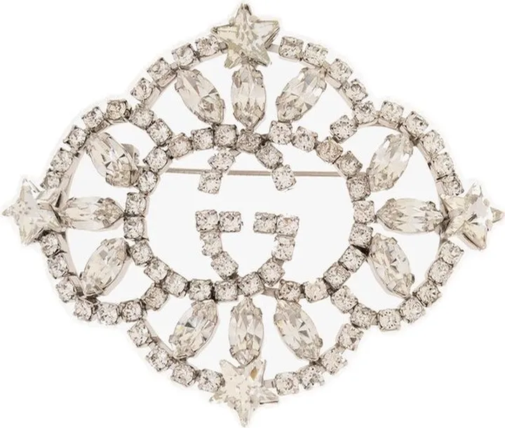 Gucci Interlocking G Embellished Star brooch