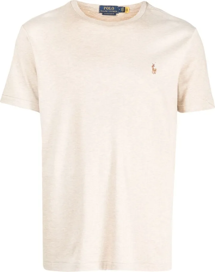 embroidered logo cotton T-shirt