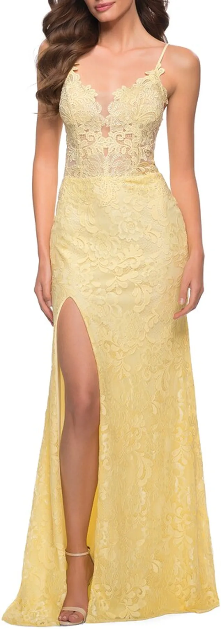 Stretch Lace Gown