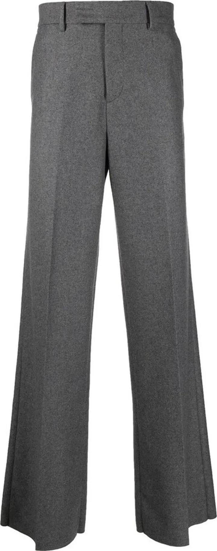 Straight-Leg Marl-Knit Trousers