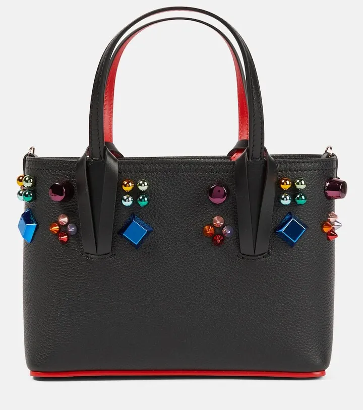 Cabata Mini embellished leather tote