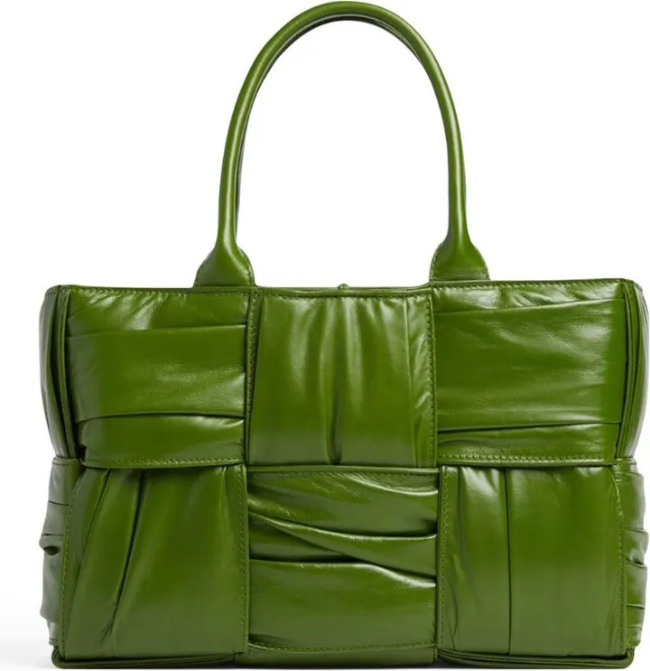Bottega Veneta Small Plissé Arco Tote Bag