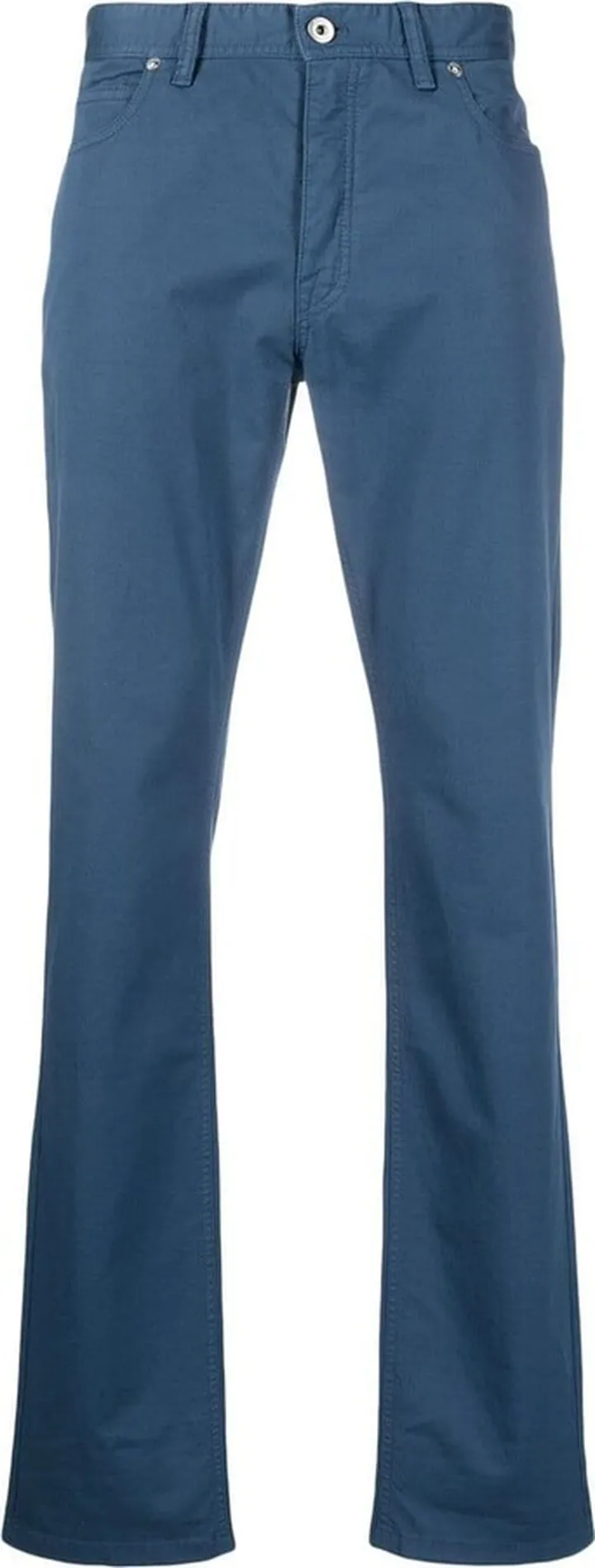 Logo-Patch Straight-Leg Trousers