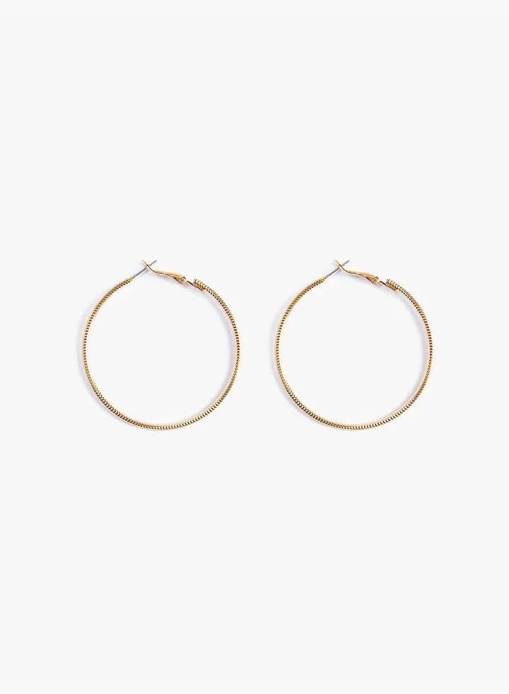 Hoop Earrings Basic Thin
