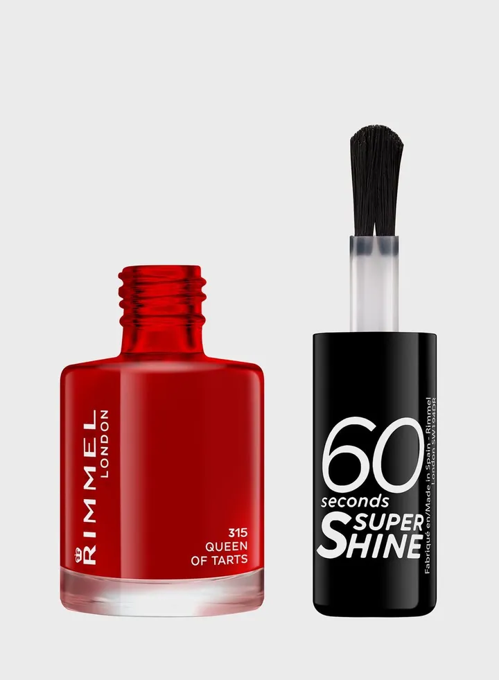 Rimmel 60 Seconds Super Shine Nail Polish – 315 – Queen Of Tarts, 8ml
