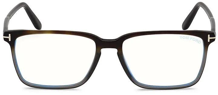 54MM Blue Block Rectangular Optical Glasses