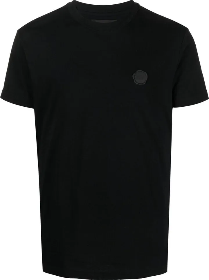 logo-patch cotton T-shirt