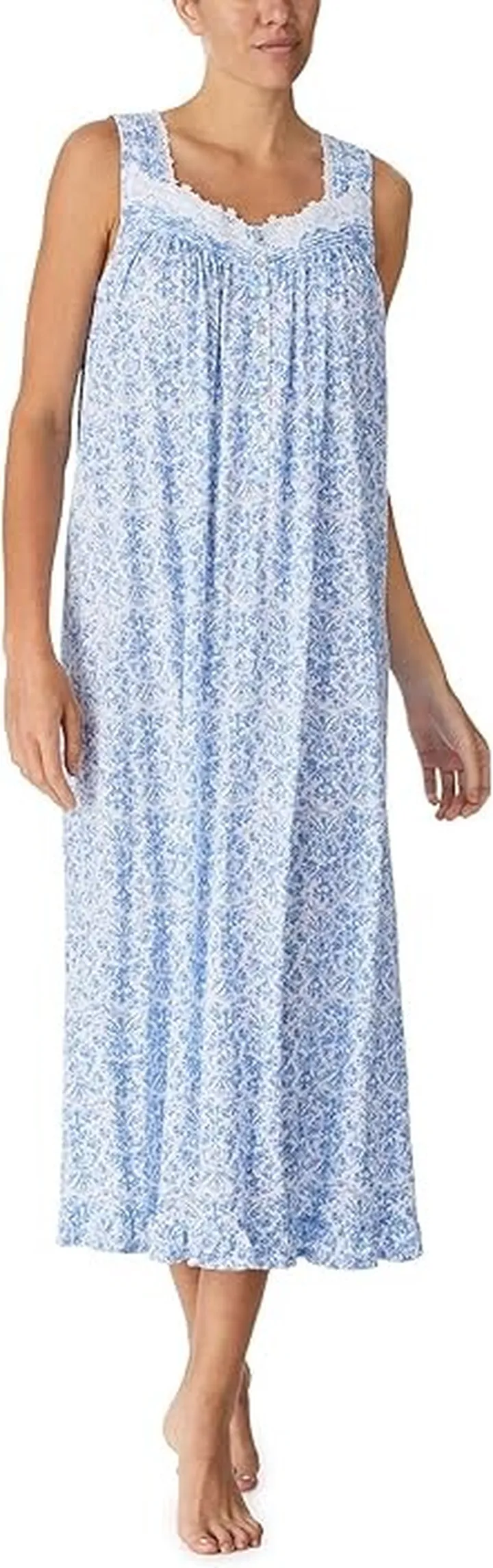 Eileen West Sleeveless Ballet Gown (Tonal Tapestry) Women's Pajama