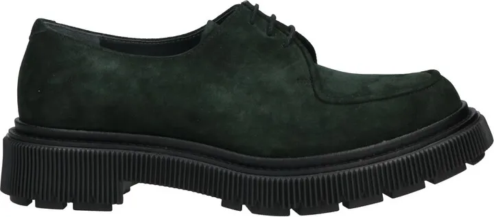 Lace-up Shoes Dark Green