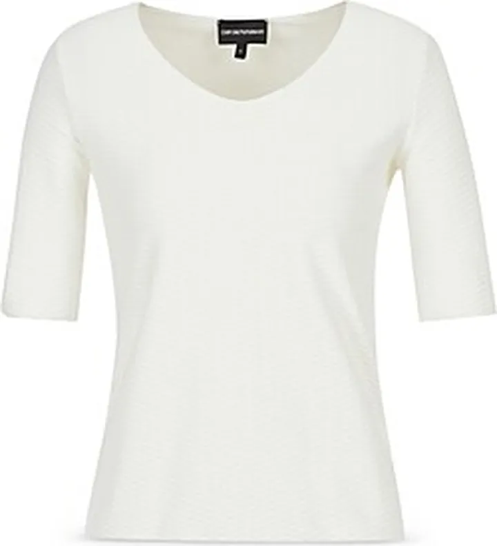 Emporio Armani Jacquard V-Neck Jumper