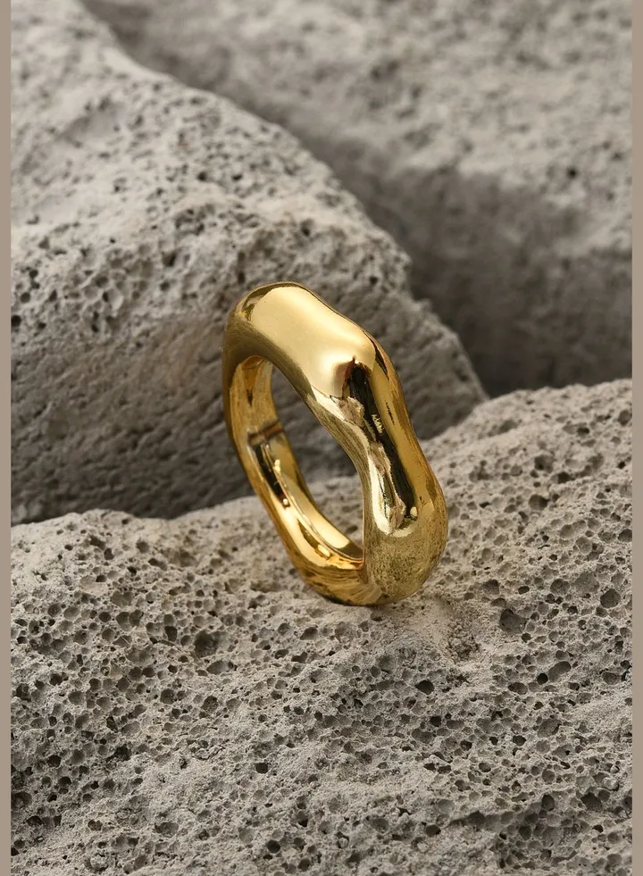 Gold Plated Designer Ring
