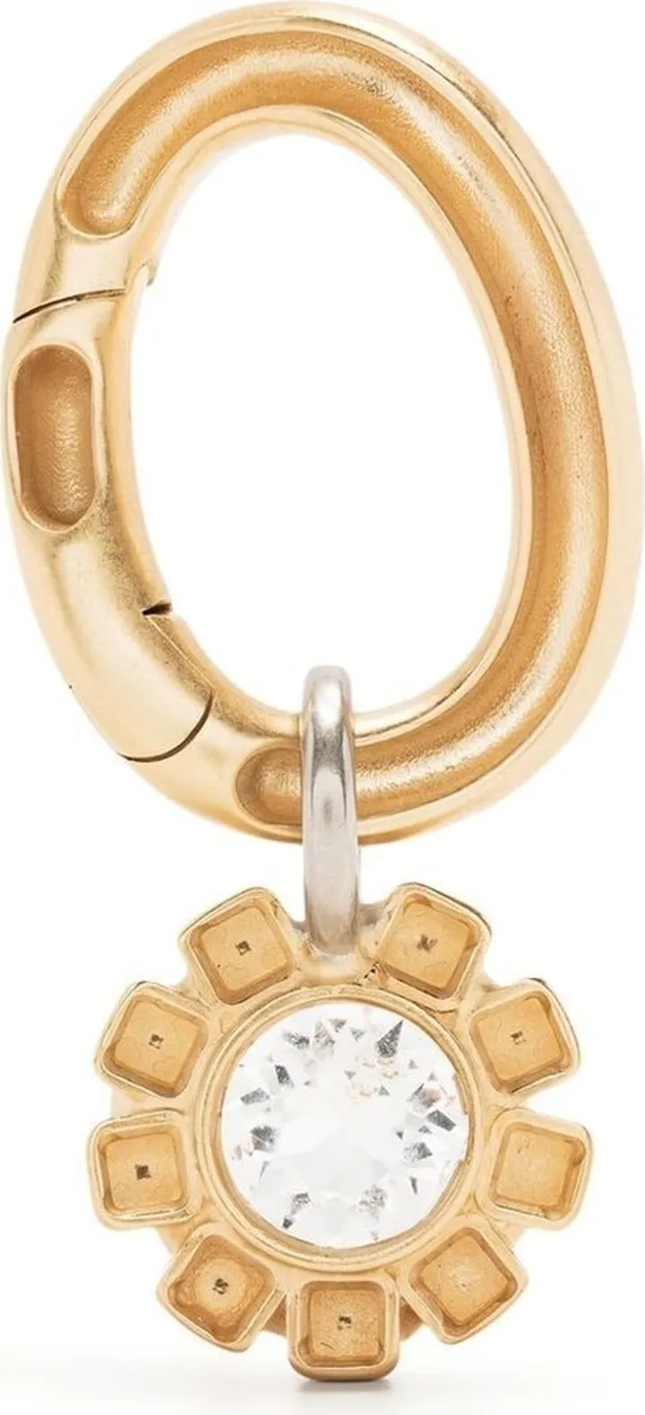 Floral Hoop Earrings