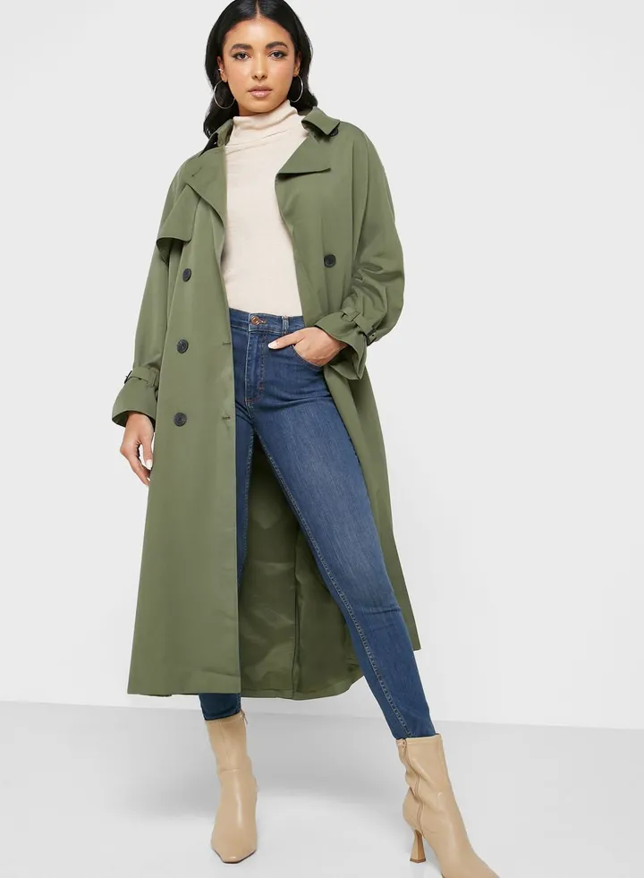 Belted Longline Coat
