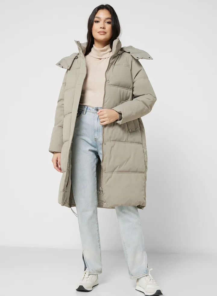 Longline Padded Jacket