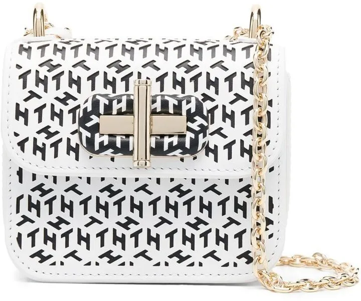 Monogram Laser-Cut Crossbody Bag