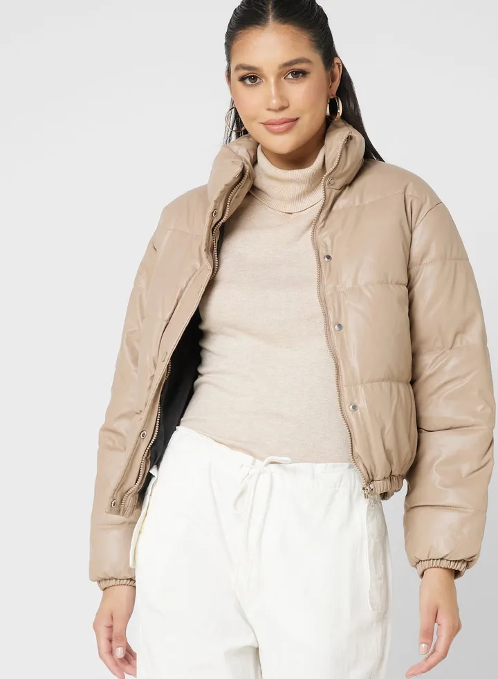Cropped Padded Jacket