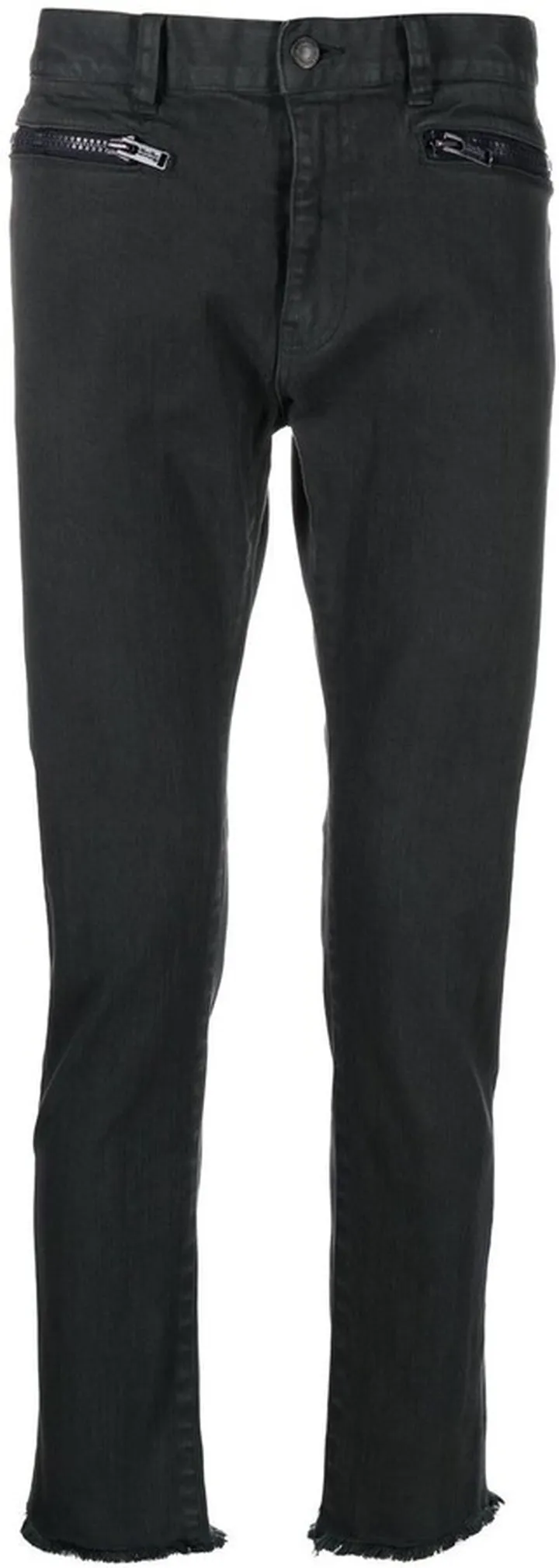 Slim-Cut Cropped Trousers