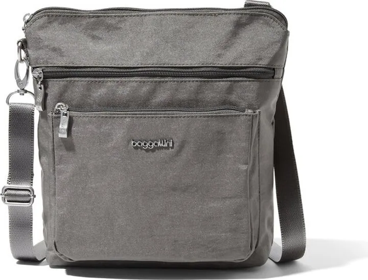 Baggallini Modern Large Pocket Crossbody Bag - Grey