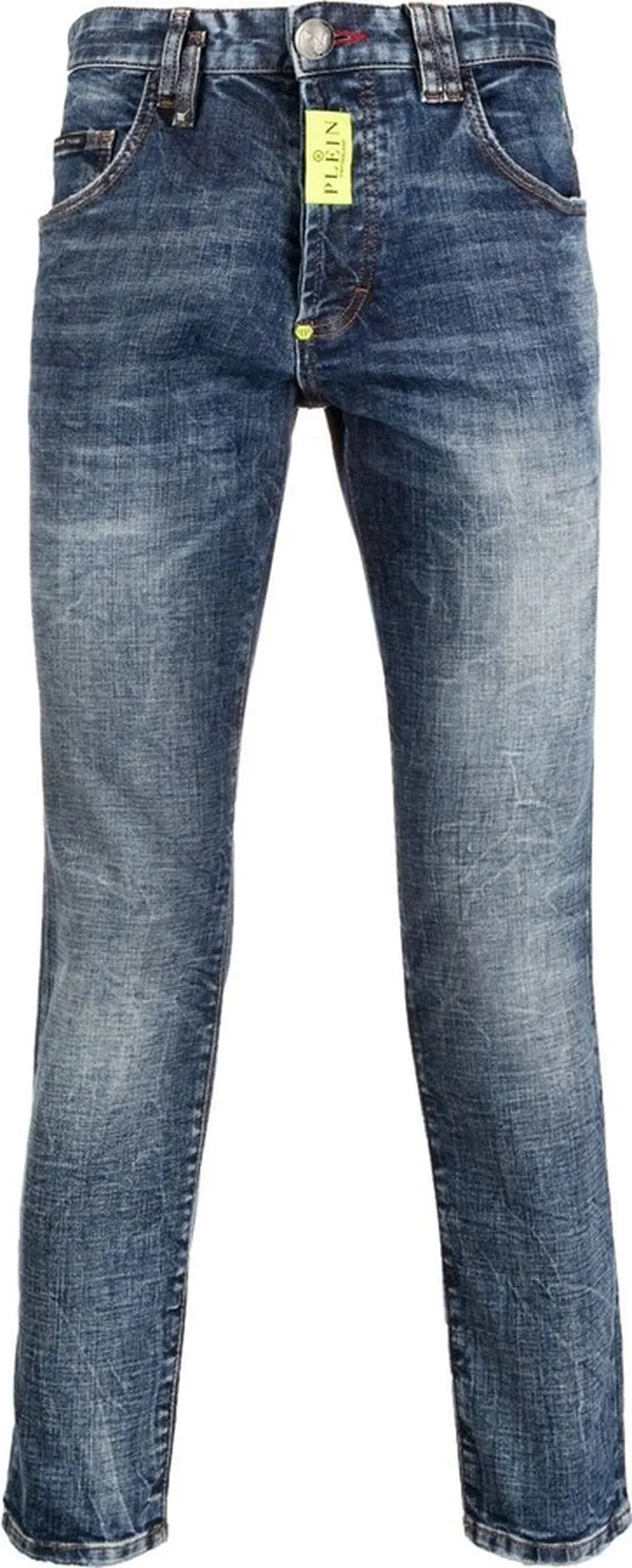 Faded-Wash Skinny Jeans
