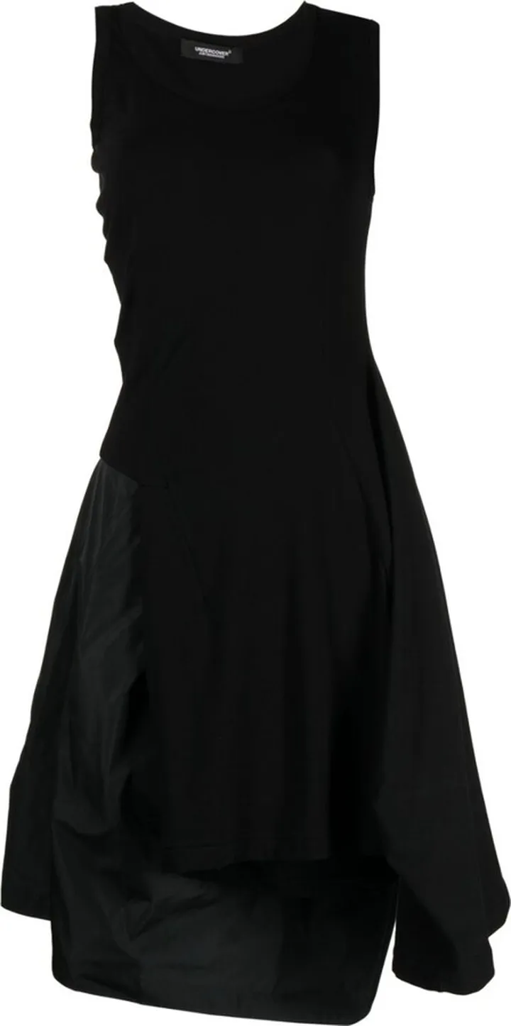 Draped-Detail Dress