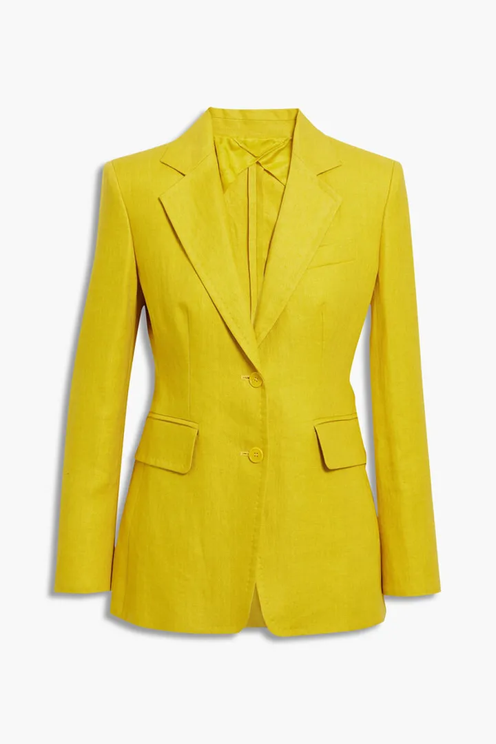 Darsena linen-twill blazer