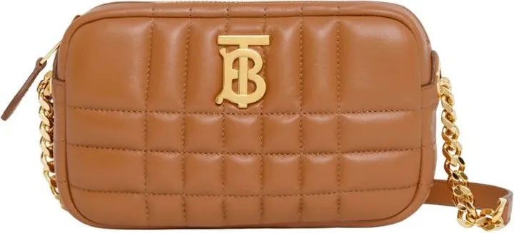 Burberry Mini Quilted Leather Lola Camera Bag